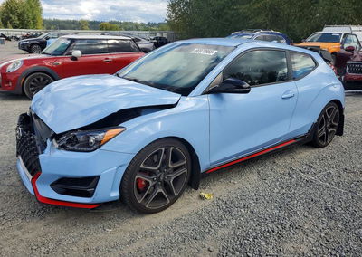 2020 Hyundai Veloster N Base, daño Frontal, Copart lote 66970966