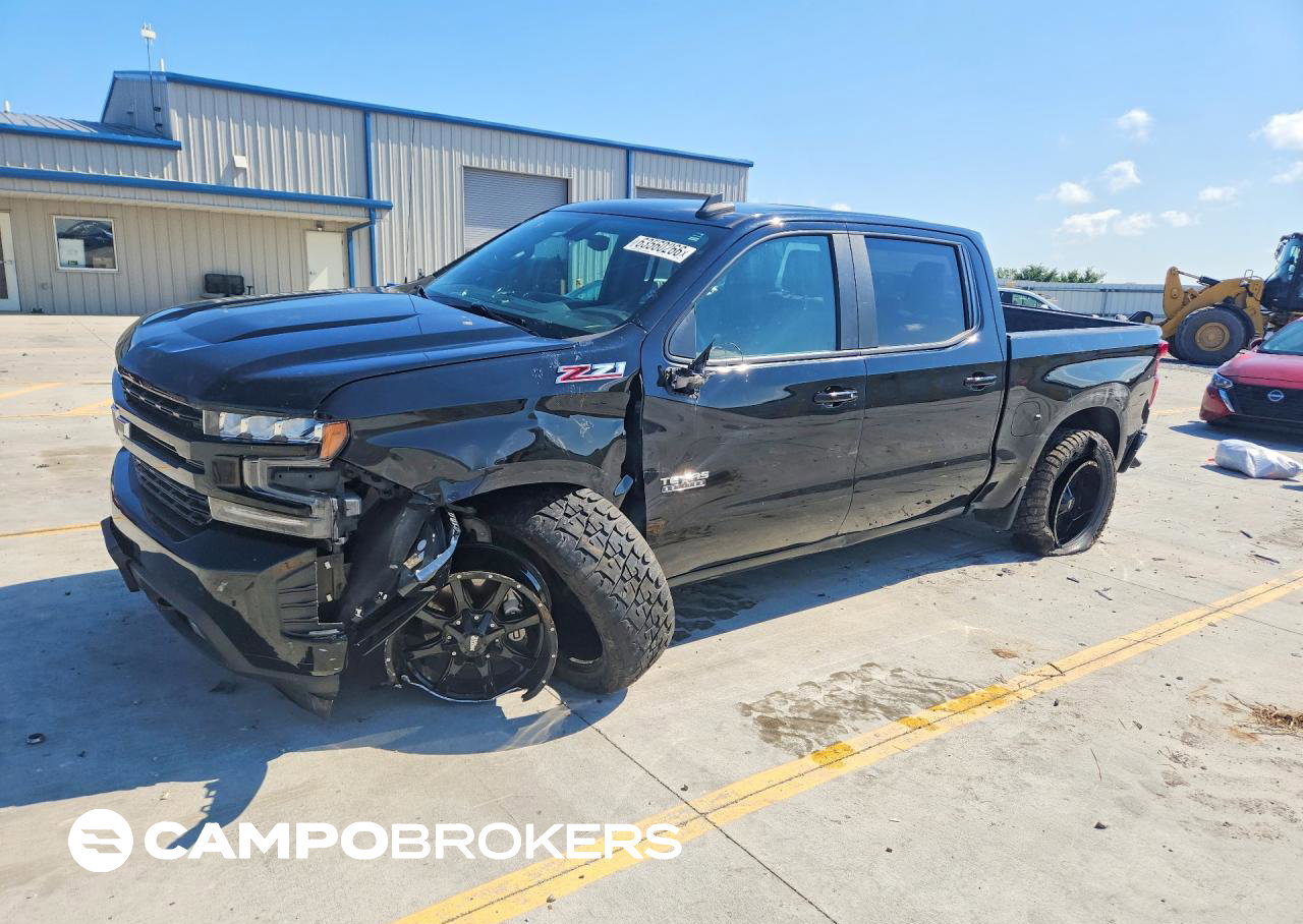 2020 Chevrolet Silverado K1500 Rst, daño Frontal, Copart lote 63560266