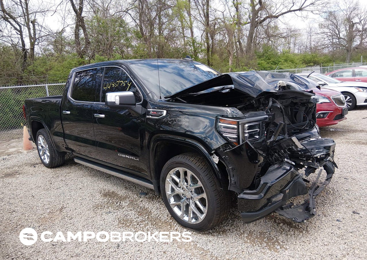 2023 Gmc Sierra 1500 4wd  Standard Box Denali, daño Frontal, Iaai lote 44851754