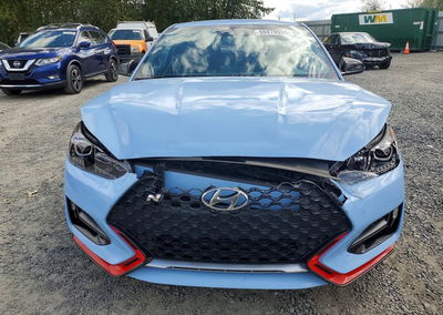2020 Hyundai Veloster N Base, daño Frontal, Copart lote 66970966, foto 5 de 6