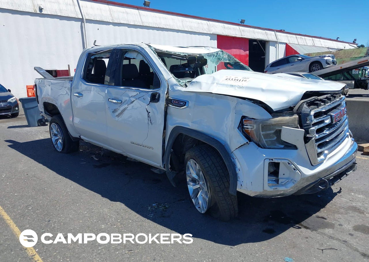 2020 Gmc Sierra 1500 4wd  Short Box Slt, uszkodzenie: Dachowanie, Iaai lot 45335116