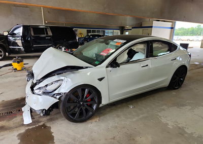 2020 Tesla Model 3, daño Frontal, Copart lote 65447216