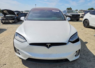 2020 Tesla Model X, пошкодження: Передня частина, Copart лот 63939976, фото 5 з 6