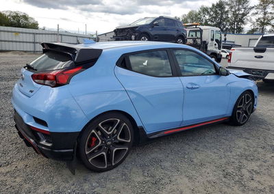 2020 Hyundai Veloster N Base, daño Frontal, Copart lote 66970966, foto 3 de 6