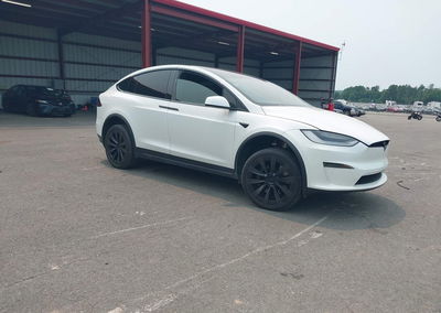 2022 Tesla Model X Plaid Tri Motor All-wheel Drive, daño Granizo, Iaai lote 45600354