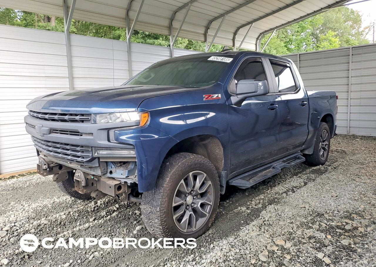 2019 Chevrolet Silverado K1500 Lt, Front End damage, Copart lot 65298186