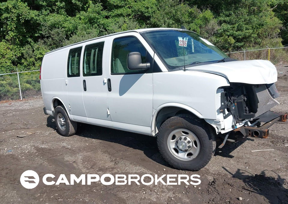 2022 Chevrolet Express Cargo Rwd 2500 Regular Wheelbase Wt, пошкодження: Передня частина, Iaai лот 45728221