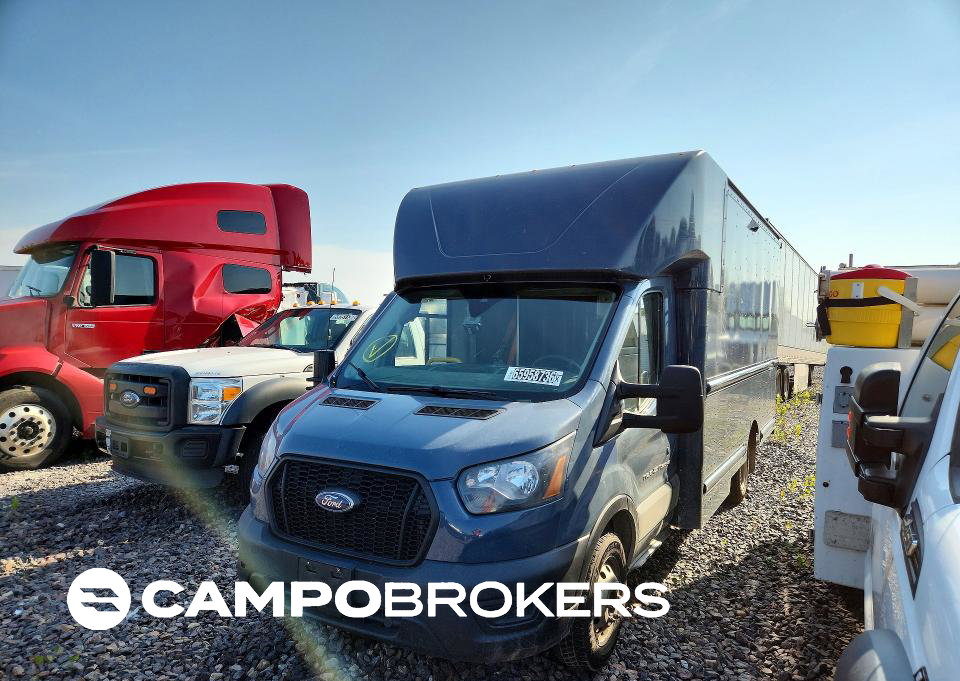 2021 Ford Transit T-350 Hd Delivery Truck, daño Frontal, Copart lote 65958736