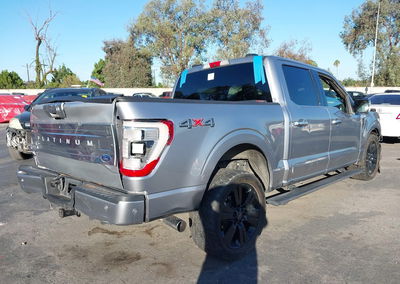 2021 Ford F-150 Platinum, uszkodzenie: Front & Rear, Iaai lot 46065135, zdjęcie 4 z 6