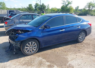 2019 Nissan Sentra S, Front End damage, Iaai lot 45785132, photo 2 of 6