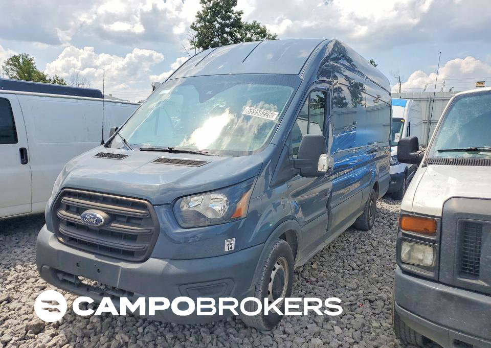 2020 Ford Transit 250 Delivery Van, daño Lateral, Copart lote 65958226