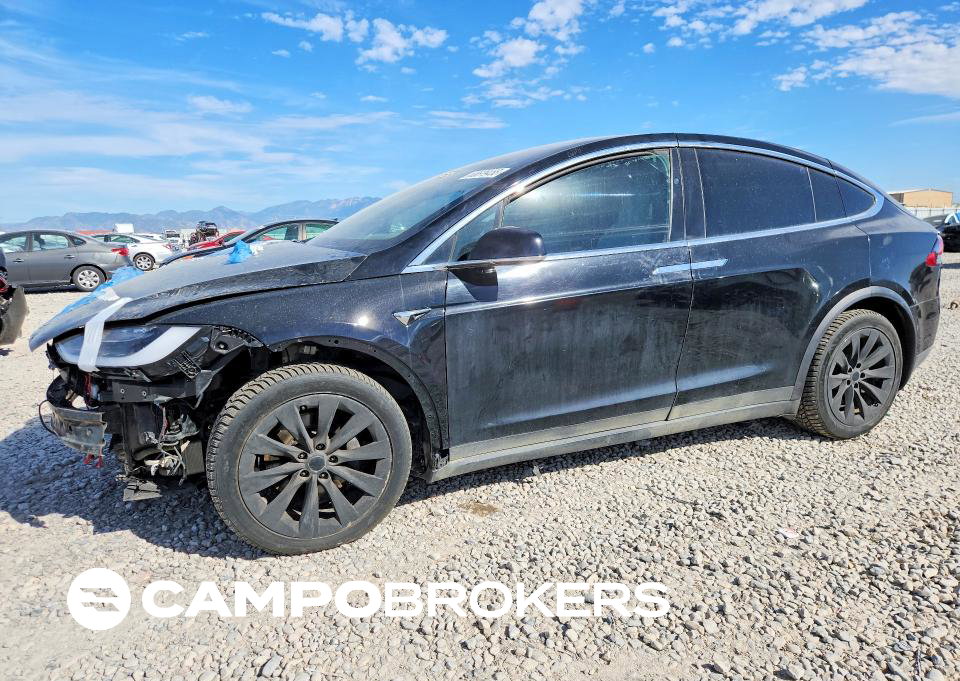 2019 Tesla Model X, uszkodzenie: Przód, Copart lot 68679456