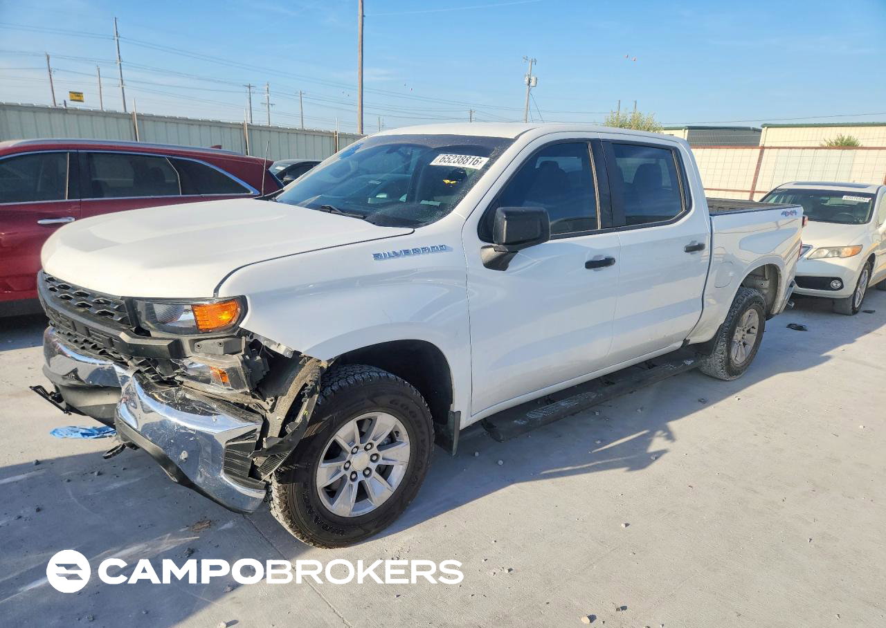 2019 Chevrolet Silverado K1500, Front End damage, Copart lot 65238816