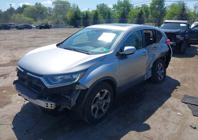 2019 Honda Cr-v Ex, daño Frontal, Iaai lote 45276799, foto 2 de 17