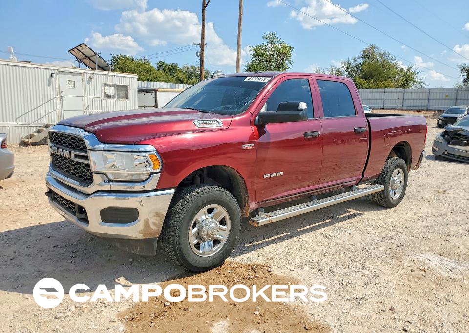 2022 Ram 2500 Tradesman, daño Abolladuras/rayones menores, Copart lote 67226676