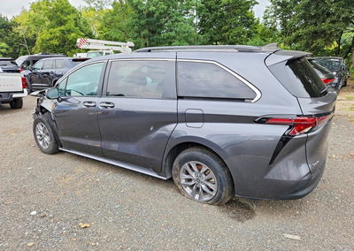 2025 Toyota Sienna Xle 8-passenger, daño Frontal, Copart lote 68401416, foto 2 de 6