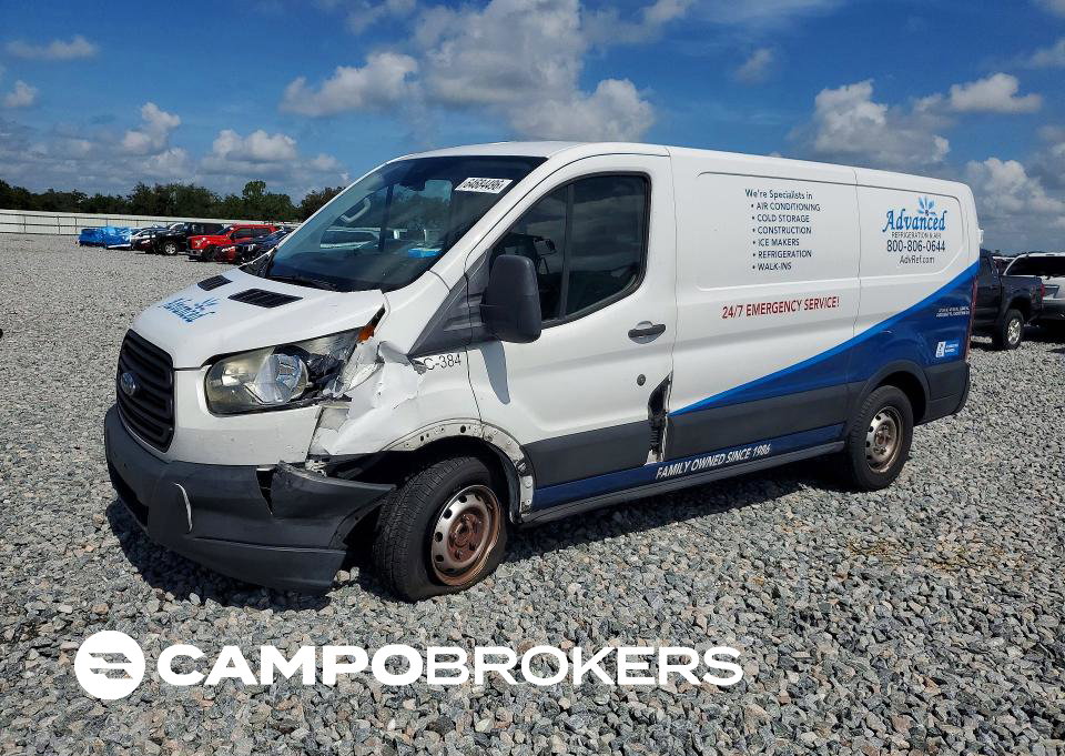 2019 Ford Transit T-150, пошкодження: По всьому кузову, Copart лот 64684496