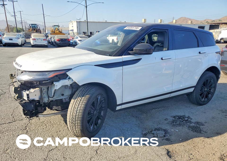 2024 Land Rover Range Rover Evoque S, daño Frontal, Copart lote 64069796