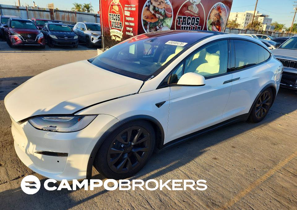 2022 Tesla Model X, uszkodzenie: Przód, Copart lot 68690476