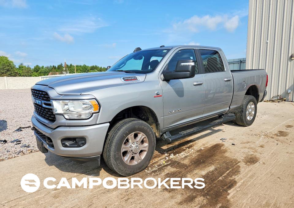 2024 Ram 2500 Big Horn, Side damage, Copart lot 64416016