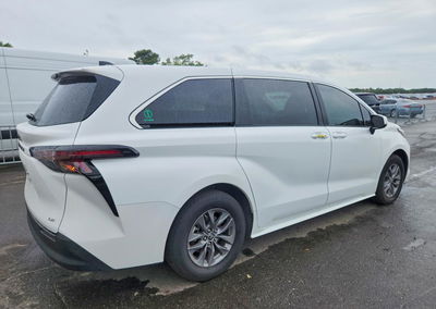 2025 Toyota Sienna Le, daño Abolladuras/rayones menores, Copart lote 58440266, foto 3 de 6