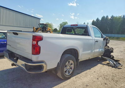2022 Chevrolet Silverado C1500, daño Frontal, Copart lote 53728586, foto 3 de 6