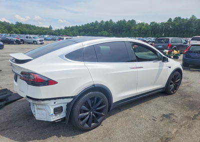 2020 Tesla Model X, пошкодження: Задня частина, Copart лот 59622486, фото 3 з 6