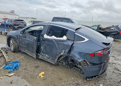 2020 Tesla Model X, uszkodzenie: Bok, Copart lot 64817086, zdjęcie 2 z 6