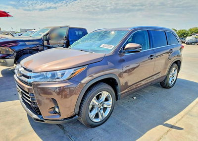 2019 Toyota Highlander Limited, пошкодження: Бік, Copart лот 63552296