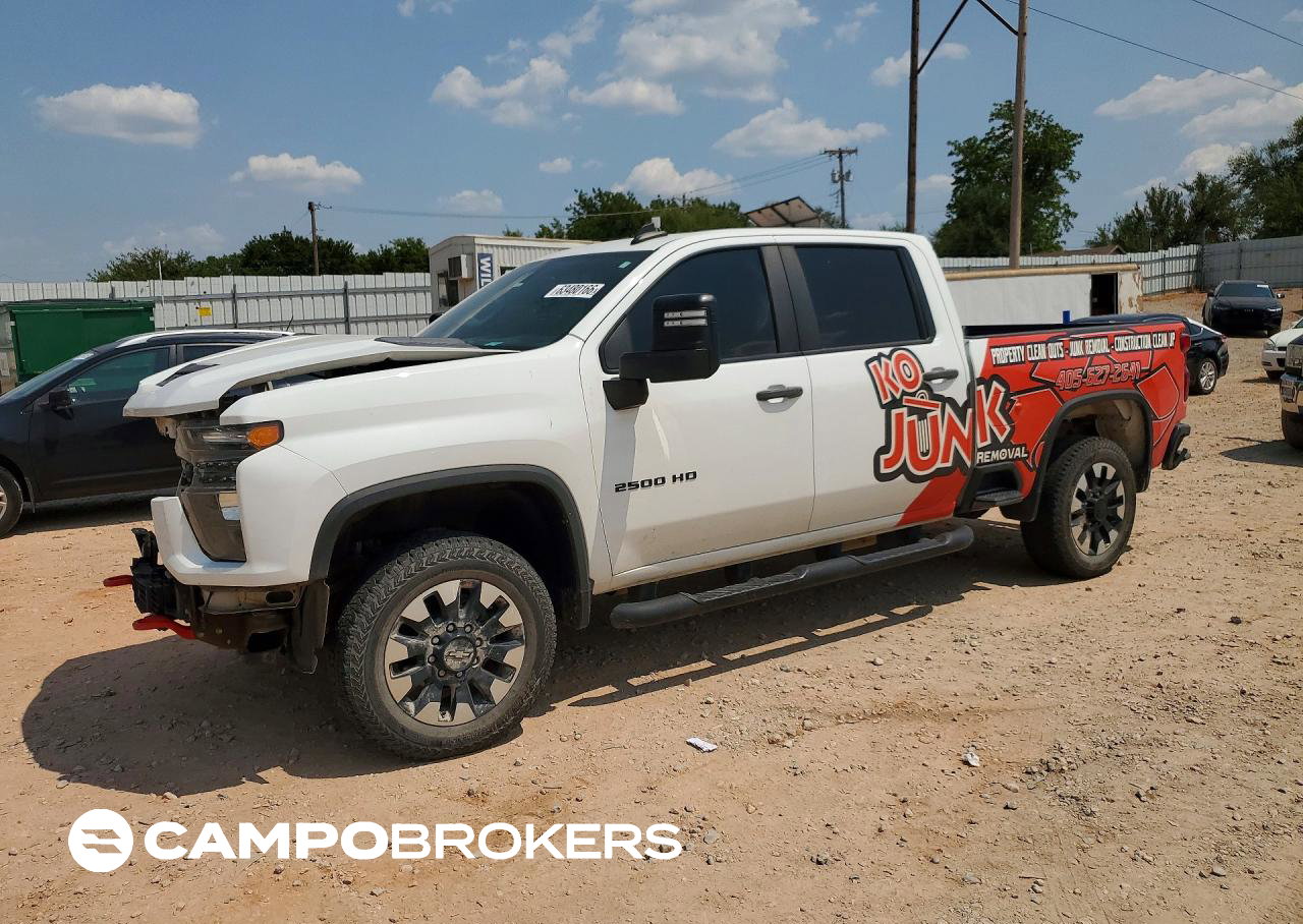 2020 Chevrolet Silverado K2500 Custom, uszkodzenie: Przód, Copart lot 63480166