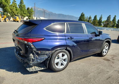 2023 Toyota Highlander Le, пошкодження: Задня частина, Copart лот 66552746, фото 3 з 6