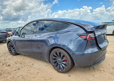 2022 Tesla Model Y, Rear End damage, Copart lot 57065406, photo 2 of 6