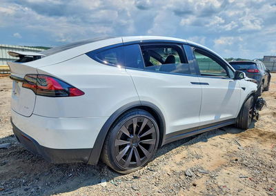 2022 Tesla Model X, daño Frontal, Copart lote 66757016, foto 3 de 6