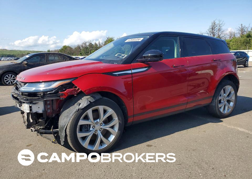 2021 Land Rover Range Rover Evoque Se, daño Frontal, Copart lote 62665356