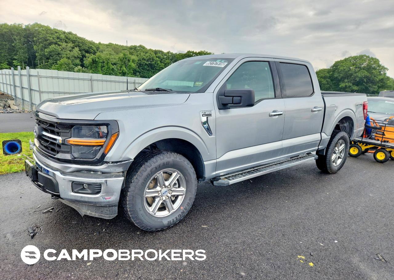 2025 Ford F150 Xlt, daño Frontal, Copart lote 62757916