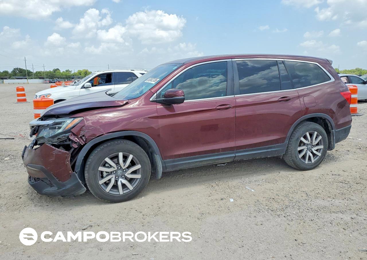 2020 Honda Pilot Exl, uszkodzenie: Przód, Copart lot 63802136