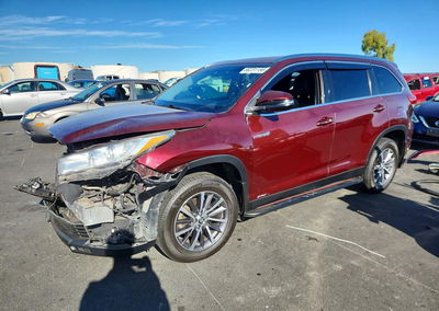 2019 Toyota Highlander Hybrid Xle, пошкодження: Передня частина, Copart лот 66231156