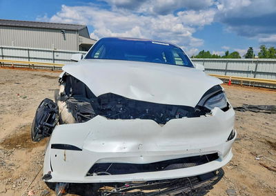 2022 Tesla Model X, daño Frontal, Copart lote 66757016, foto 5 de 6