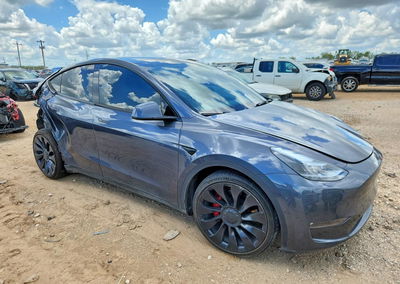 2022 Tesla Model Y, Rear End damage, Copart lot 57065406, photo 4 of 6