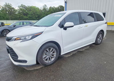 2025 Toyota Sienna Le, daño Abolladuras/rayones menores, Copart lote 58440266