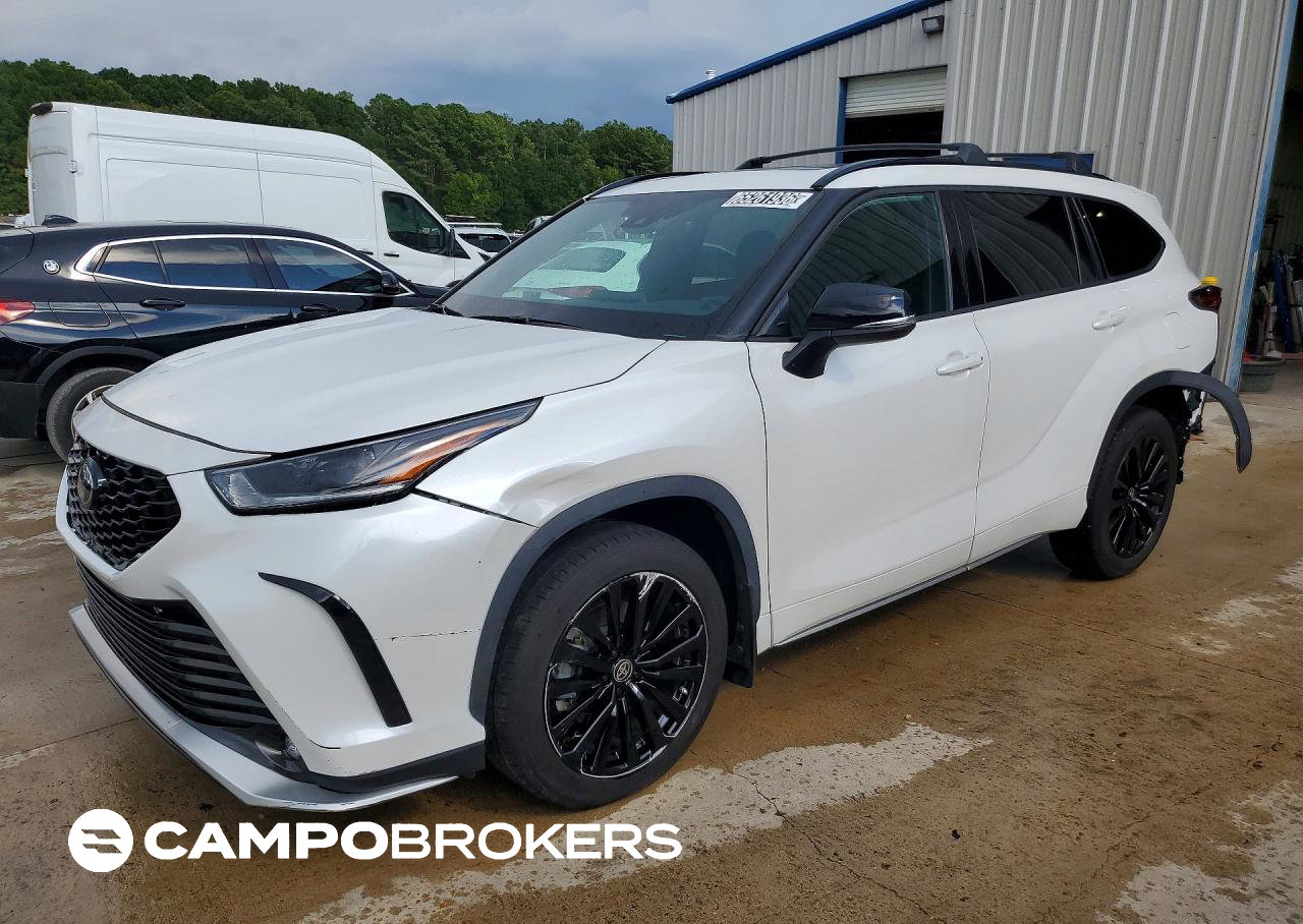 2024 Toyota Highlander Xse, пошкодження: Задня частина, Copart лот 65261936