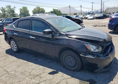 2019 Nissan Sentra S, daño Frontal, Copart lote 56332376, foto 4 de 6