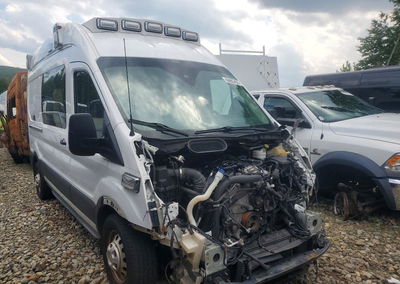 2021 Ford Transit T-350, daño Frontal, Copart lote 66005496, foto 4 de 6