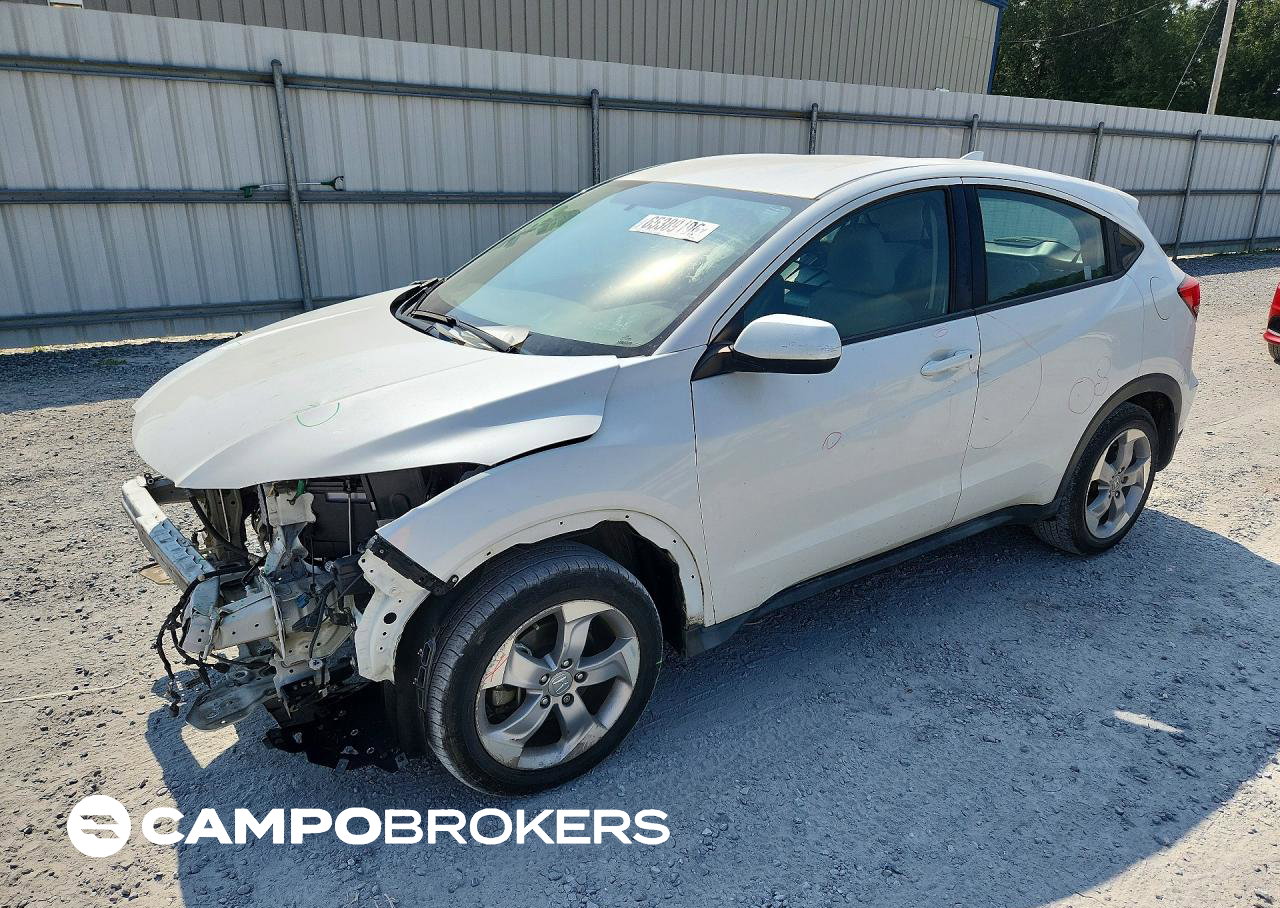2020 Honda Hr-v Lx, Front End damage, Copart lot 65389196