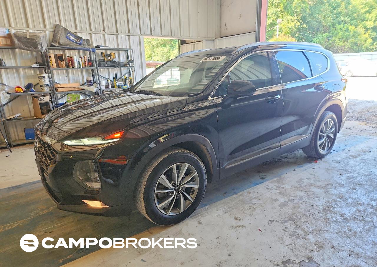 2019 Hyundai Santa Fe Sel Plus 2.4l, daño Abolladuras/rayones menores, Copart lote 67851996