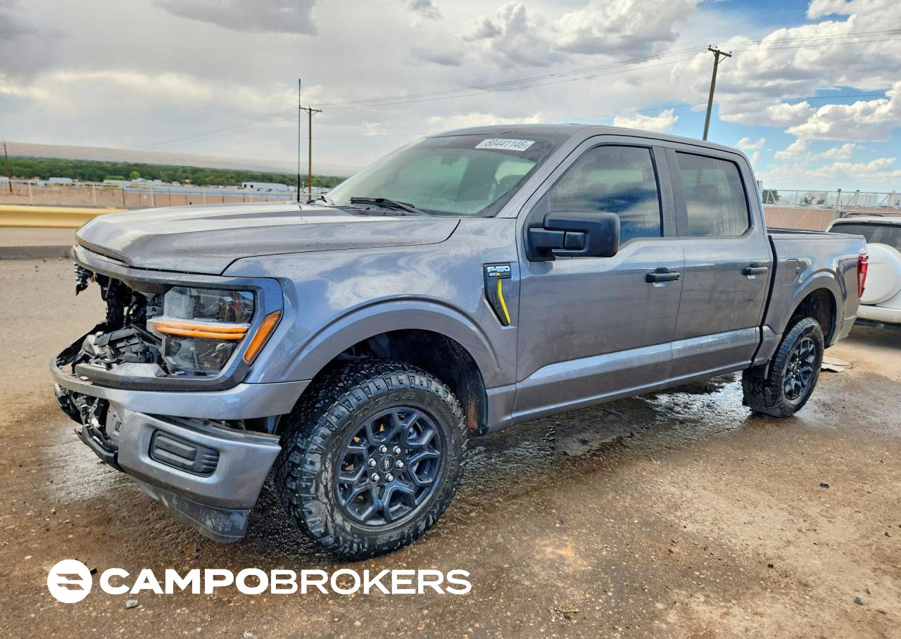 2025 Ford F150 Stx, daño Frontal, Copart lote 60441146