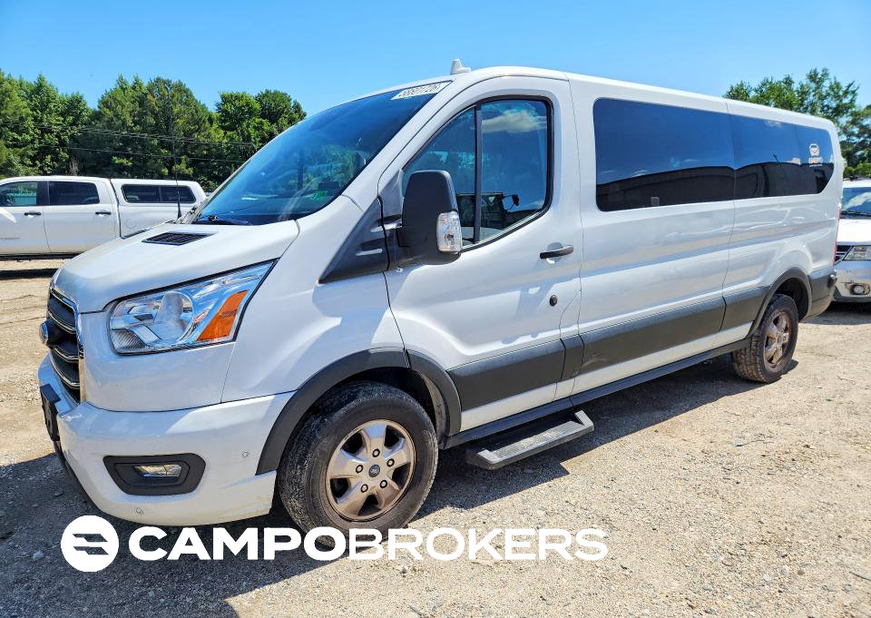 2020 Ford Transit T-350, daño Lateral, Copart lote 58601726