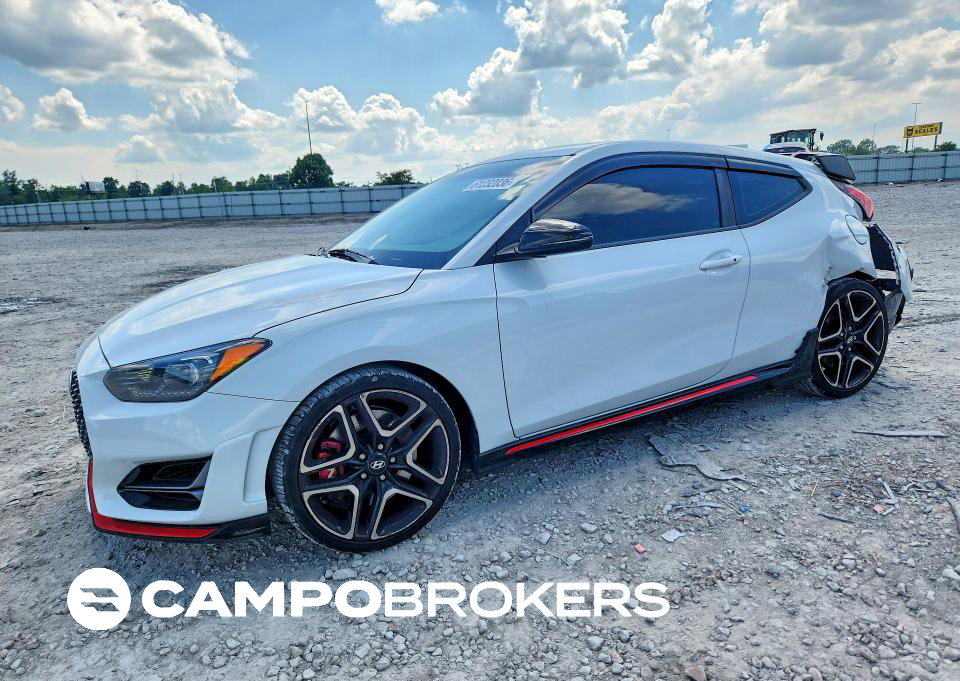 2020 Hyundai Veloster N Base, daño Trasero, Copart lote 61232036