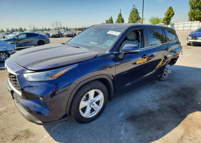 2023 Toyota Highlander Le, пошкодження: Задня частина, Copart лот 66552746