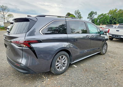 2025 Toyota Sienna Xle 8-passenger, daño Frontal, Copart lote 68401416, foto 3 de 6